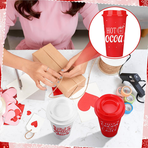 Tioncy lids-equipped mugs suitable for office and hotel service