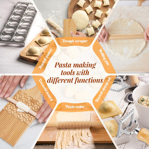 Tioncy ravioli mold stamps simplify sealing and shaping stuffed pasta.