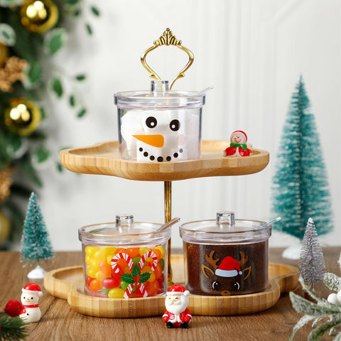 Tioncy snowman design sugar bowl adds festive charm to gatherings
