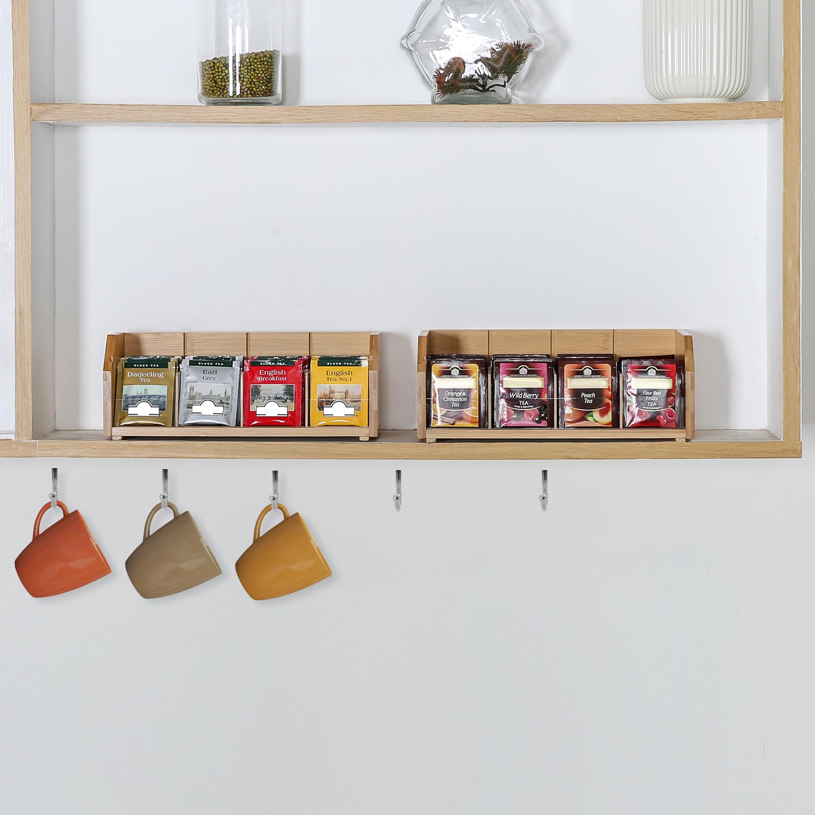 Protective edges and easy grip in the TIOPGHAD tea rack during daily use.