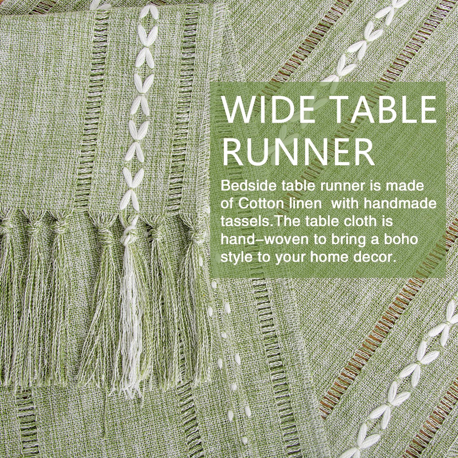 Tiosggd boho tassels detail adds texture to any surface