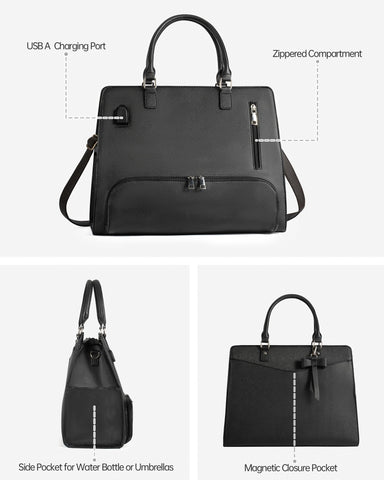 Tiostep crossbody-style tote adapts to commuting and errands with ease.