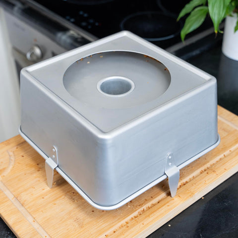 TiParthenos anodized aluminum construction for durability