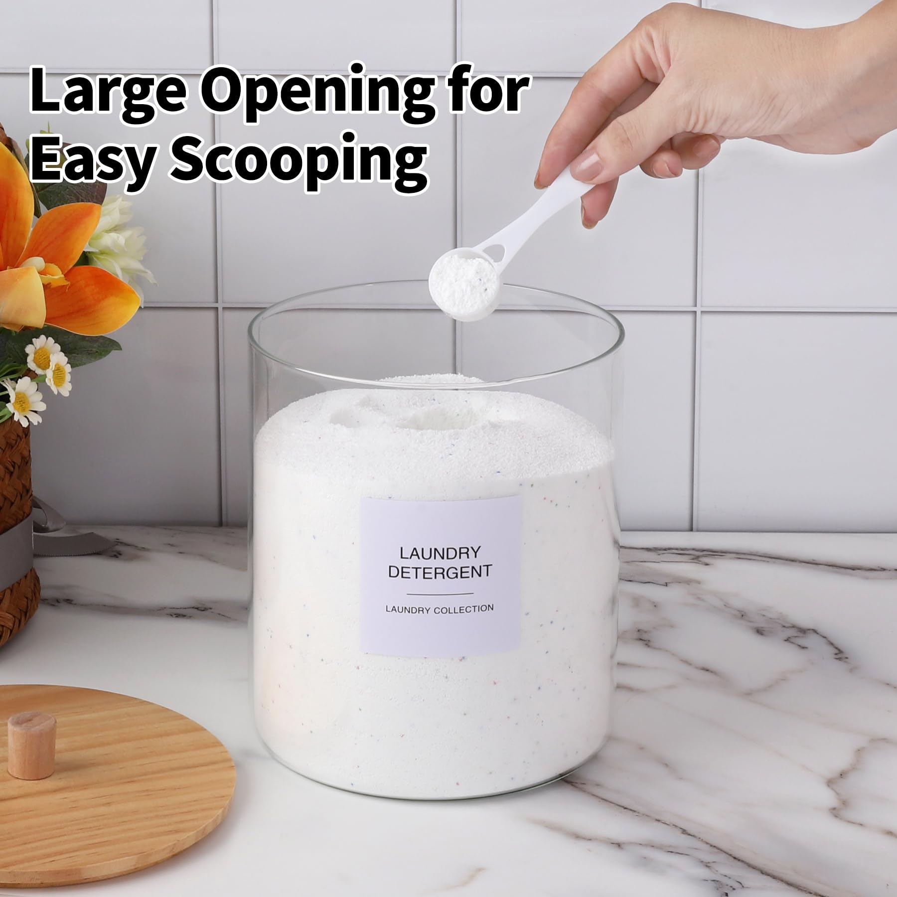 TIPGO 2-pack set streamlines laundry storage for easy organization.