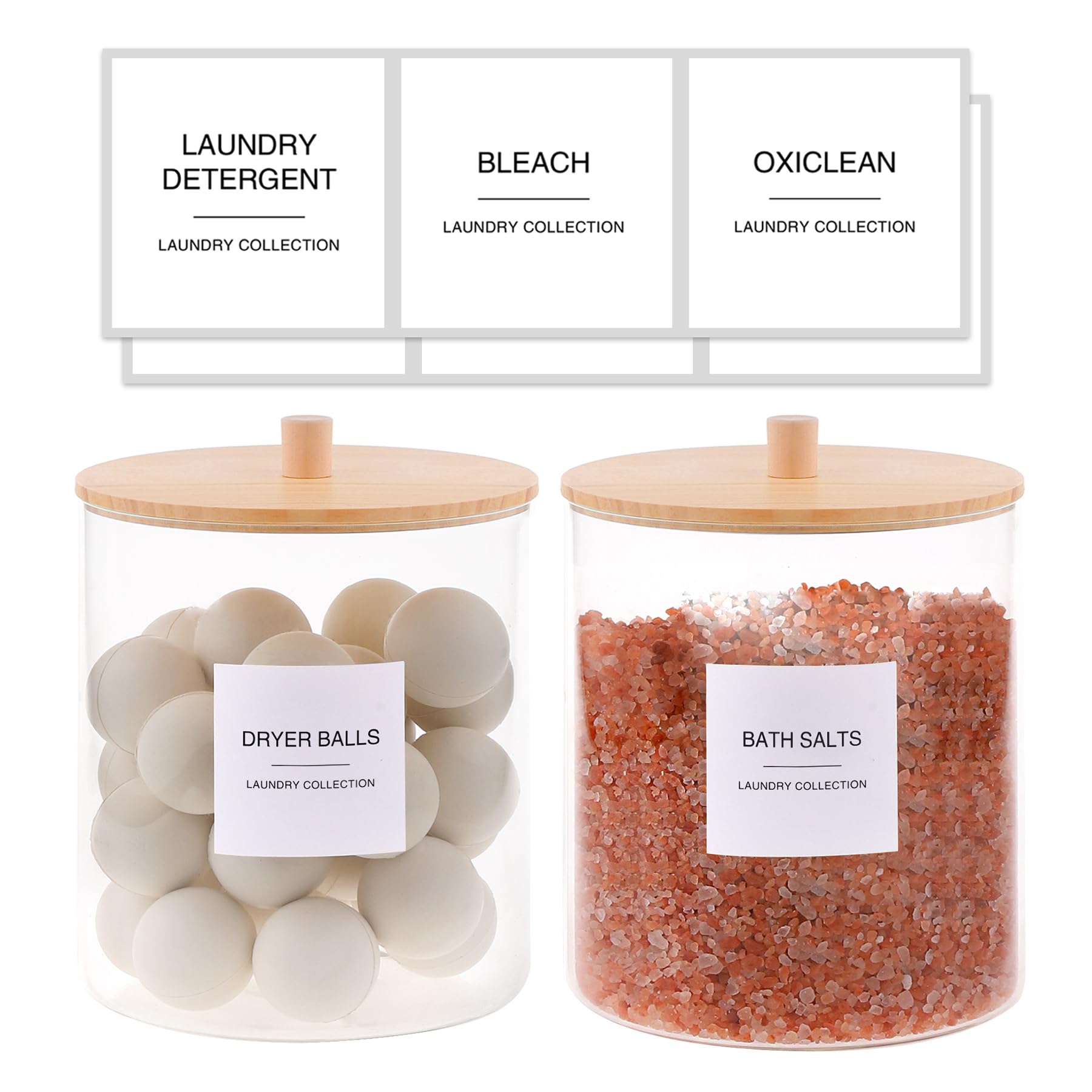 TIPGO laundry pods container features a wide mouth for easy filling and access.