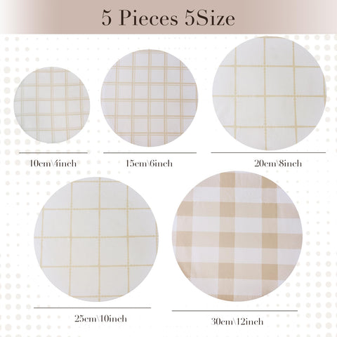 Tirphy bowl cover 6 inch shows breathable beeswax for steady fermentation