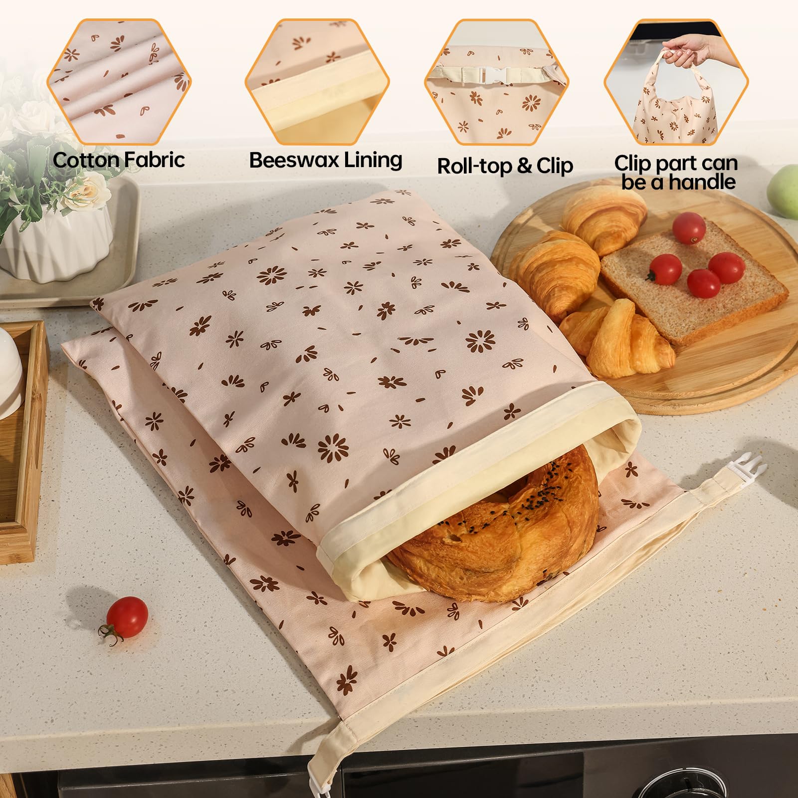 Tirphy bulk baking storage demonstrates versatile use beyond fresh bread.