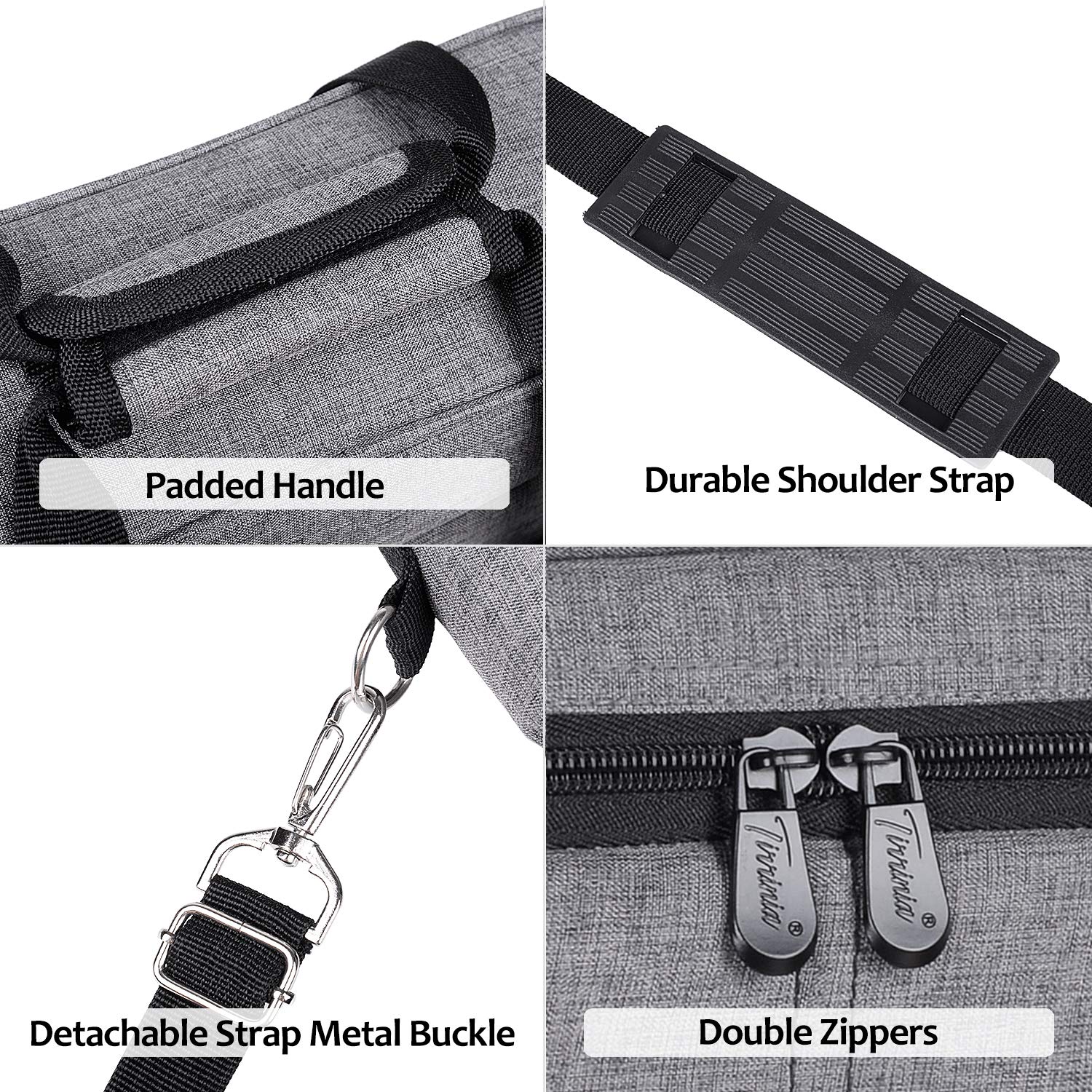 Tirrinia grey 3-bottle capacity ideal for wine outings