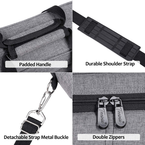 Tirrinia grey 3-bottle capacity ideal for wine outings