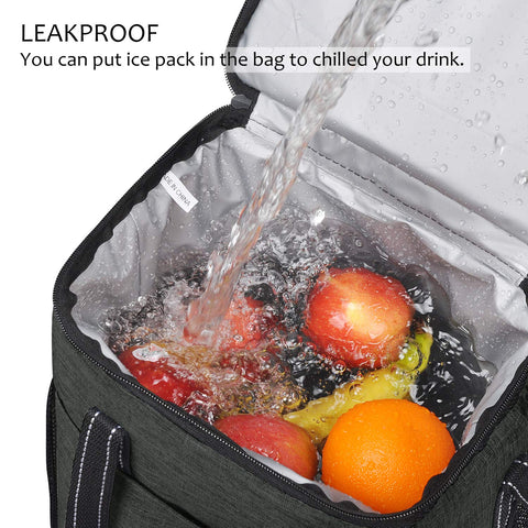 Tirrinia insulated wine cooler tote with handle for easy carrying