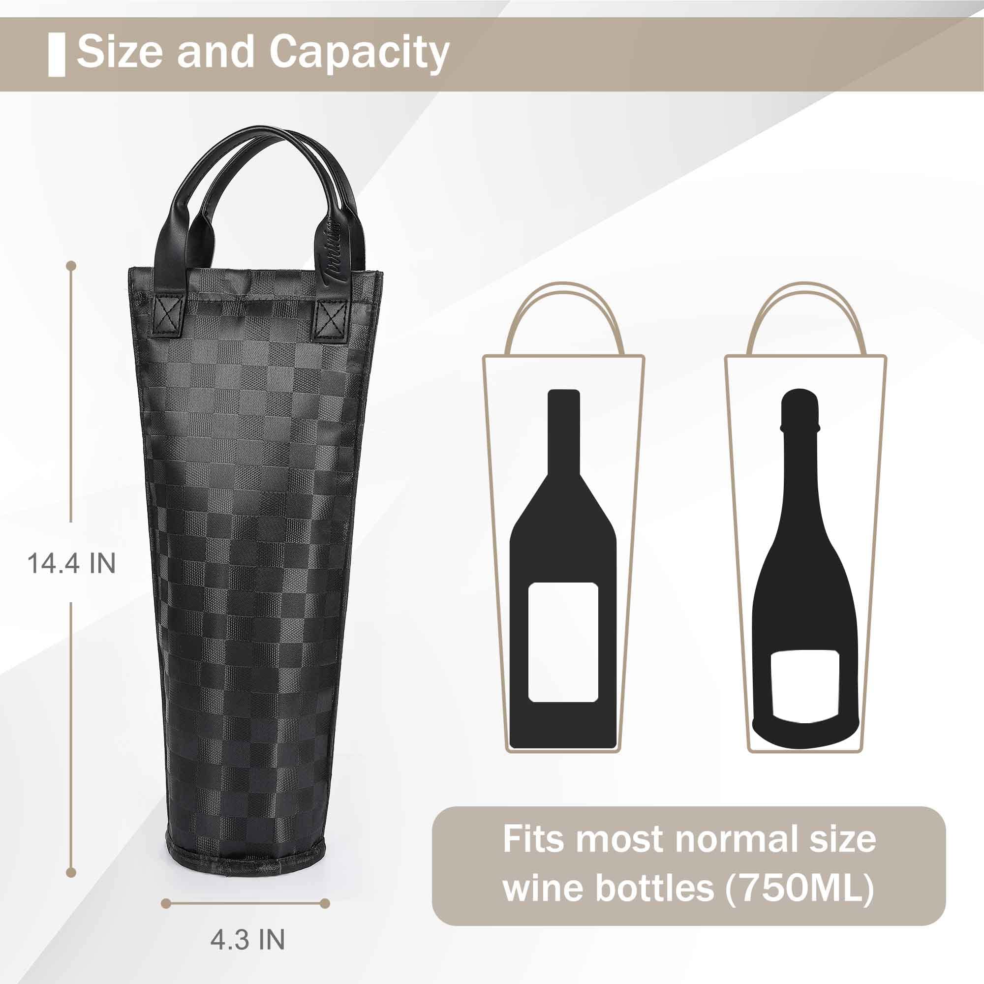 Tirrinia wine carrier makes a stylish gift for wine lovers.
