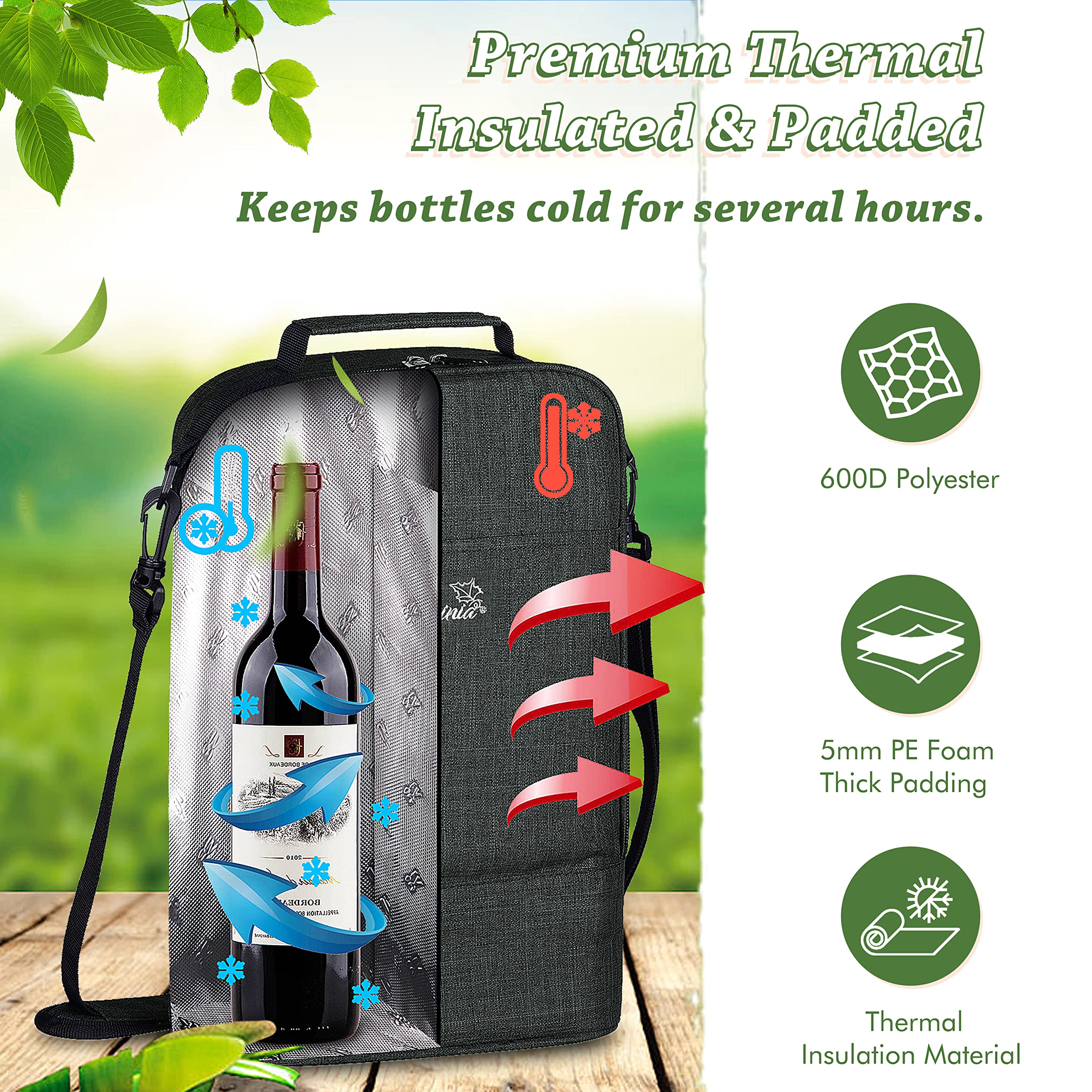 Tirrinia tote on the go usage shows versatile transport for beverages
