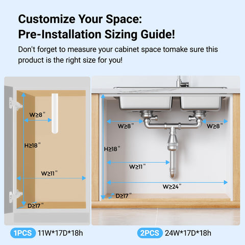 TISTAYA metal under-sink storage drawer showing sturdy construction