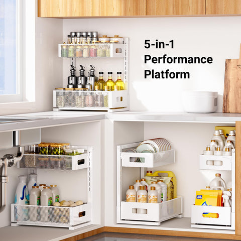 TISTAYA versatile storage solution for kitchen and bathroom cabinets