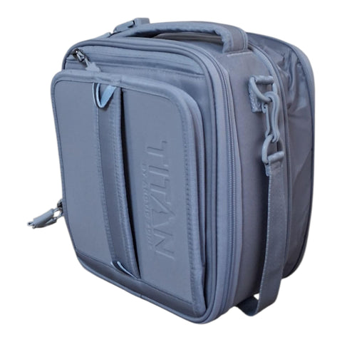 Titan by Arctic Zone expandable lunch box open expanded showing extra capacity