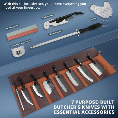 TIVOLI dual boning knives for precise meat trimming