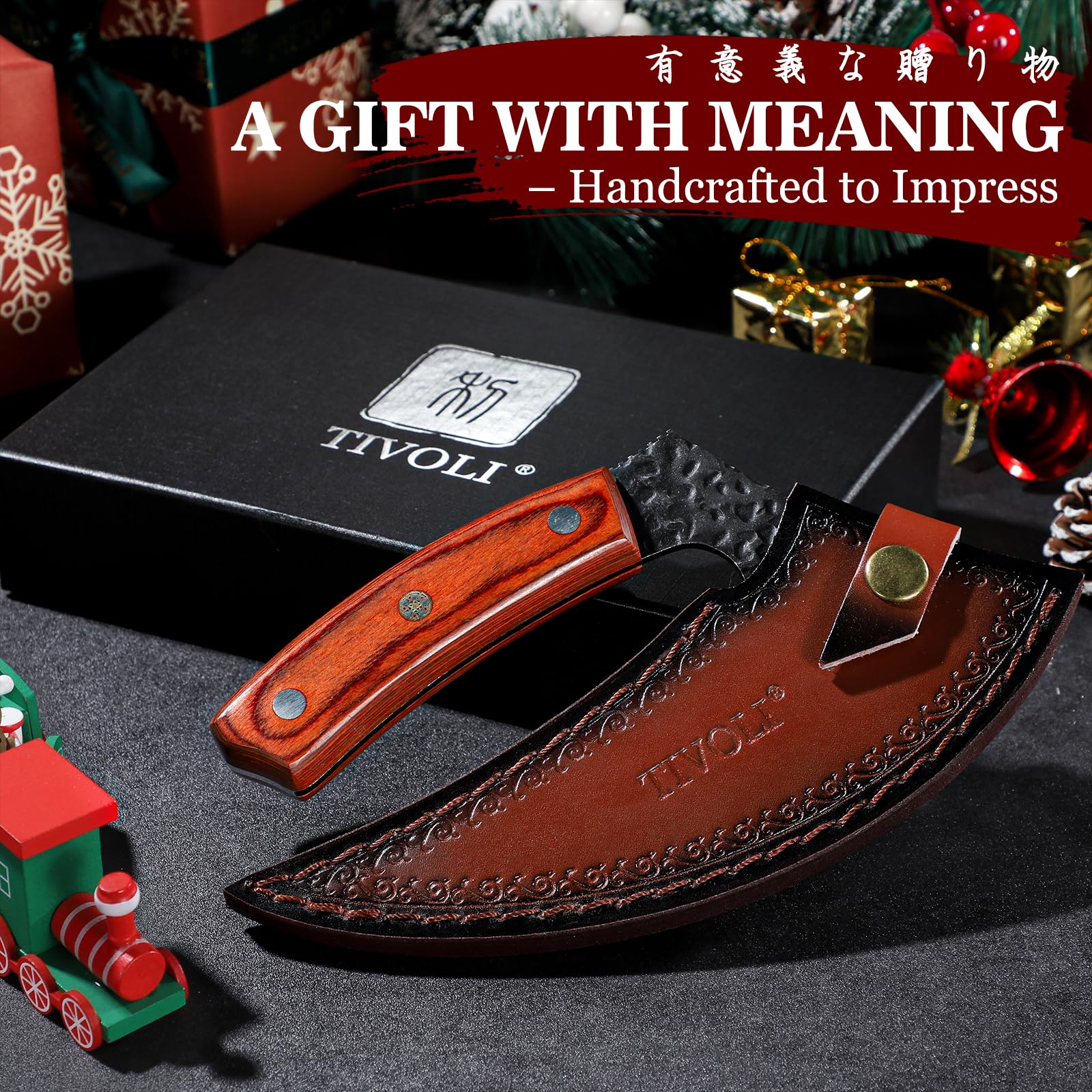 TIVOLI Ulu knife gift box signals premium, ready-to-gift quality