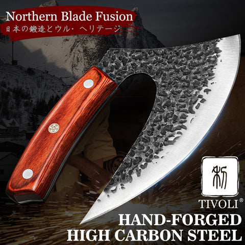 TIVOLI Ulu knife leather sheath ensures safe transport and storage