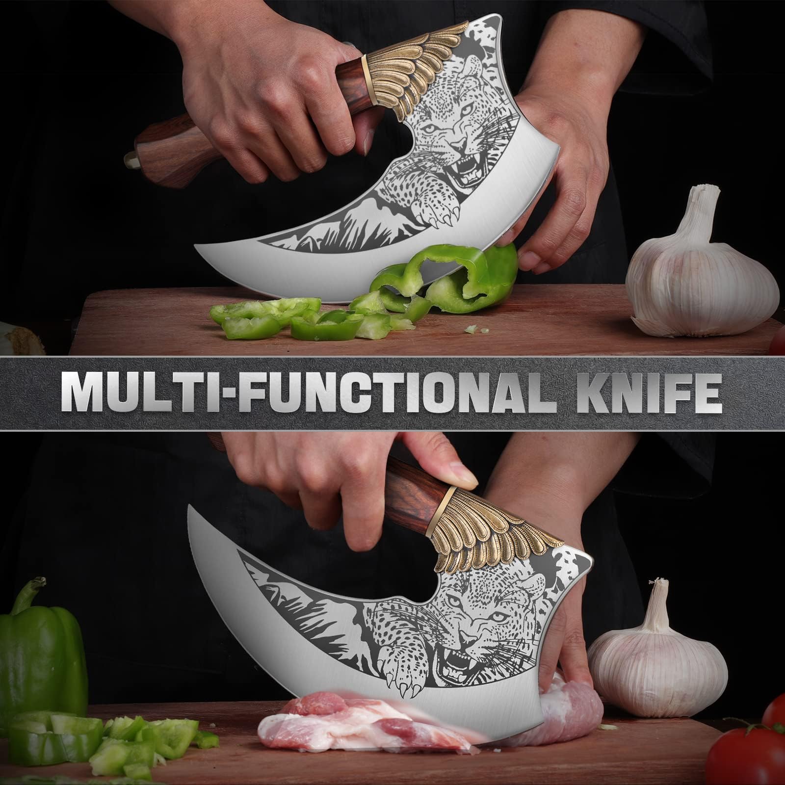 TIVOLI Ulu knife sheath and gift box for safe storage and gifting.