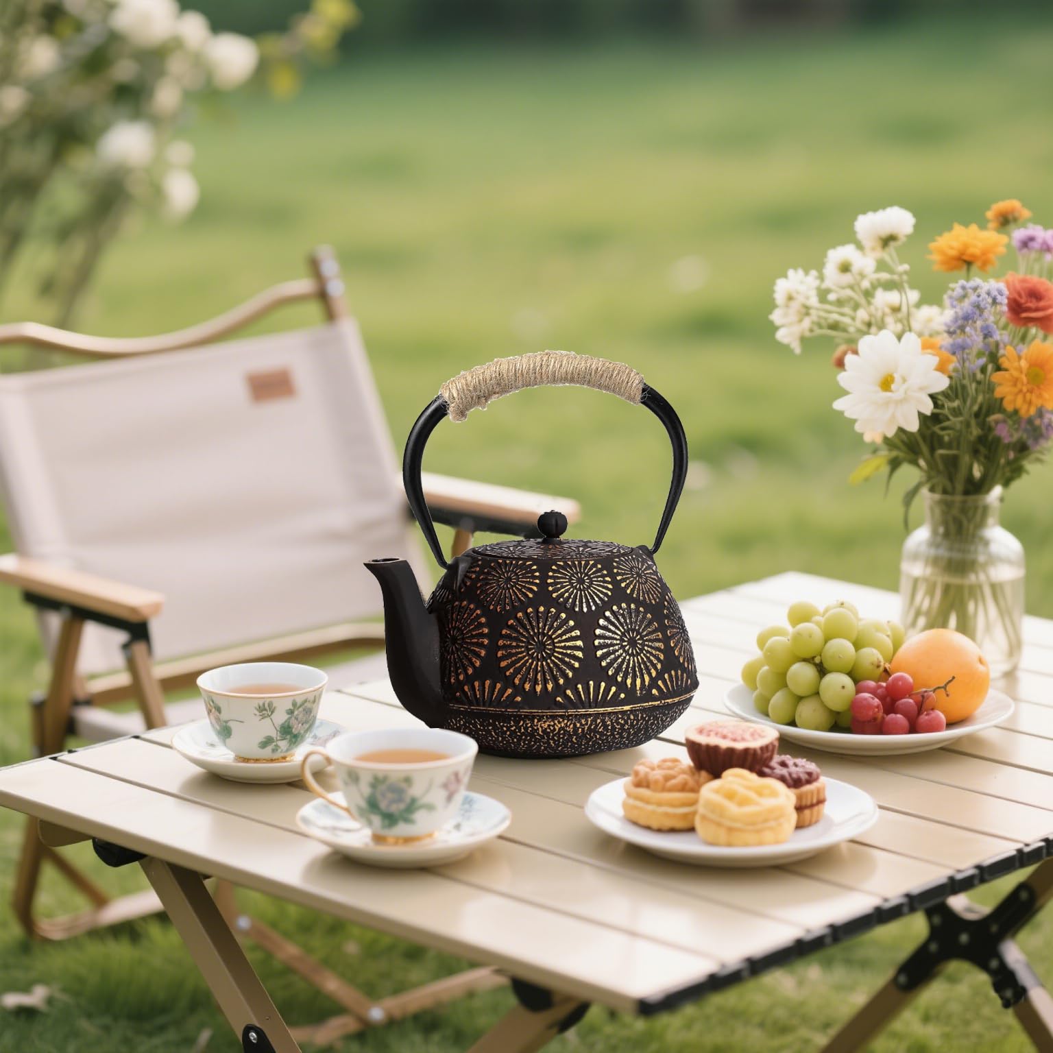 TiwisiTe teapot enamel interior for easy cleaning and flavor consistency