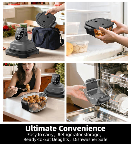 Tixixc 5 modes one-touch operation makes quick cooking approachable