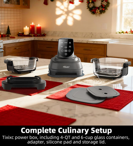 Tixixc dust cover with non-slip base stabilizes the device on countertops