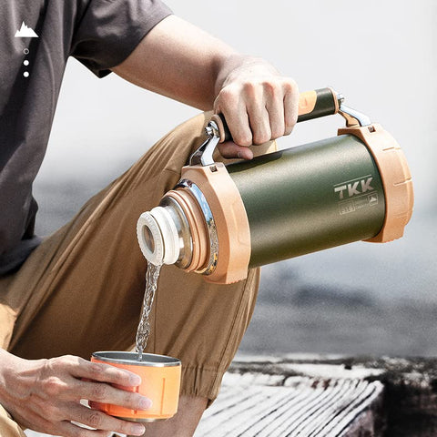 TKK durable bottle with protective parts resists drops and wear during travel.