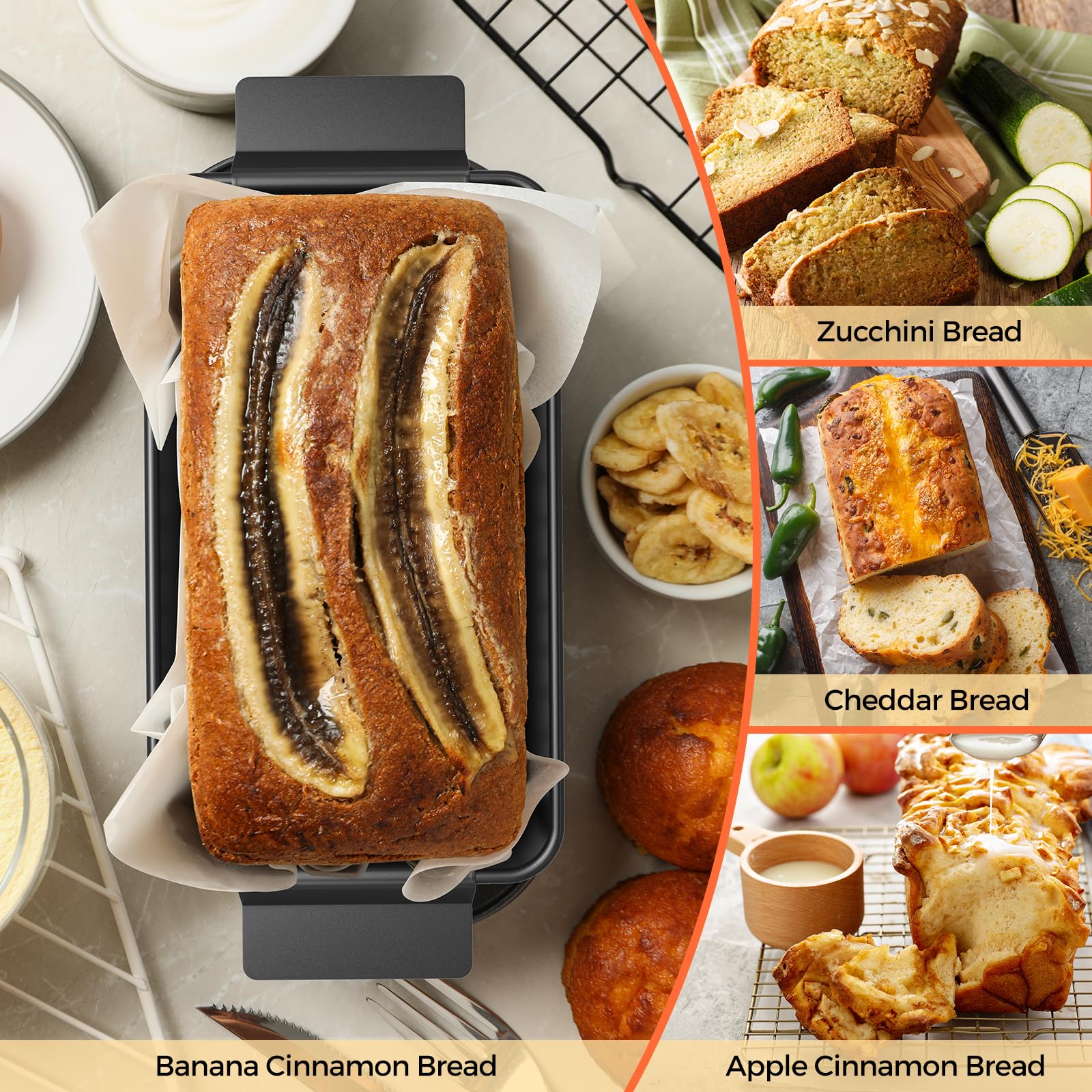 TLAZZ 2-piece set ideal for breads, lasagna, and meatloaf.