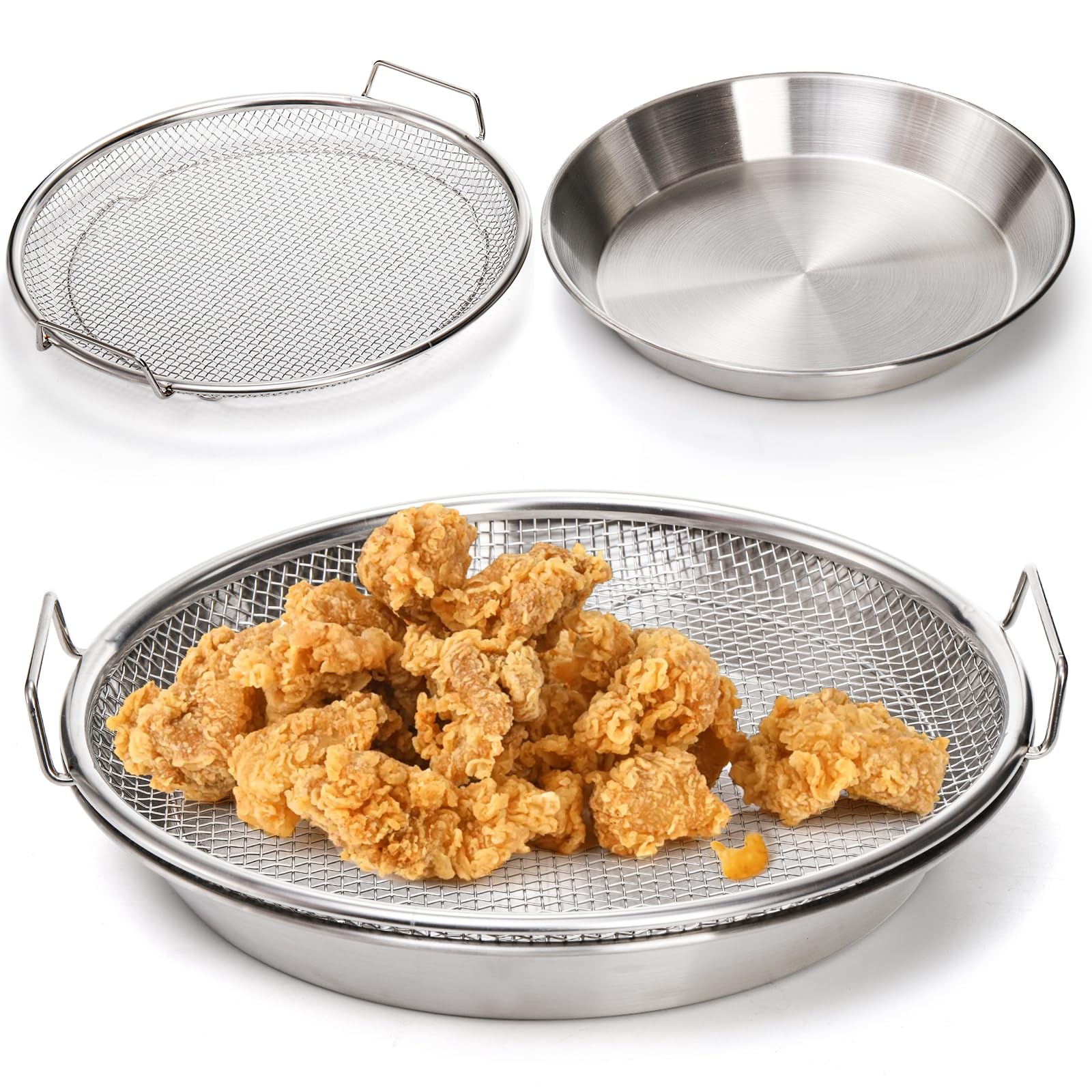 Tlence 10.3-inch stainless oil filter tray for efficient oil drainage