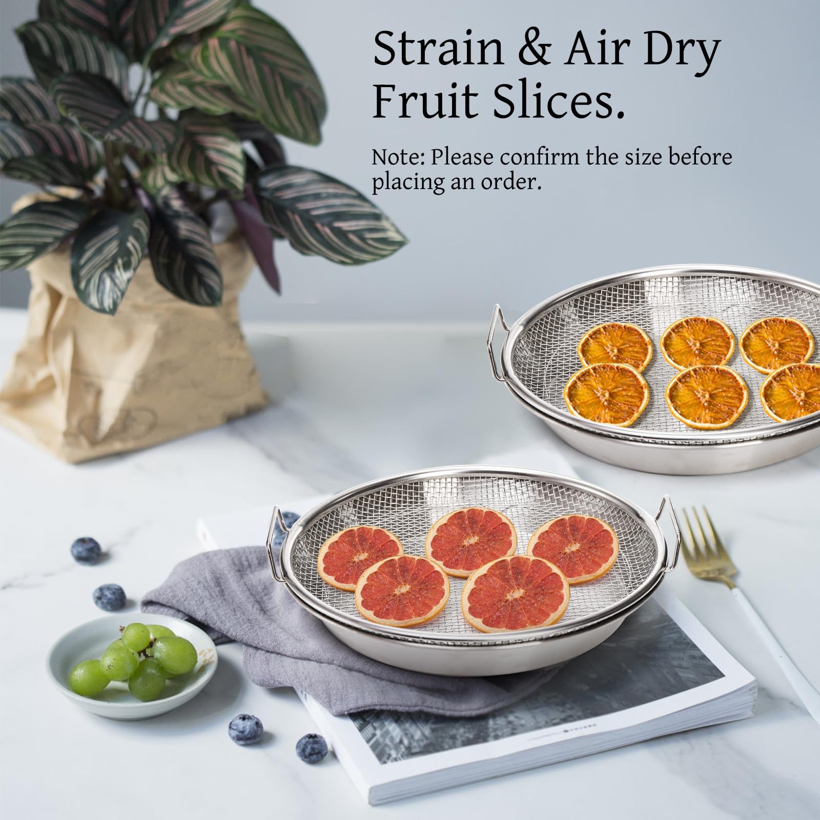 Tlence double-ear drain pan provides secure grip