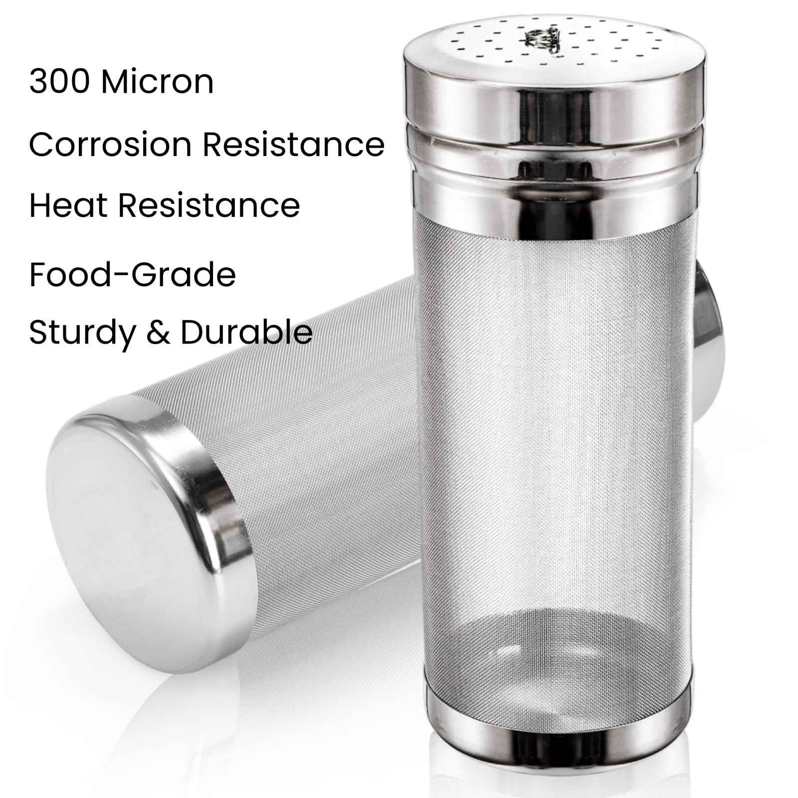 Tlence easy-to-use filter opening simplifies loading hops.