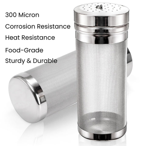 Tlence easy-to-use filter opening simplifies loading hops.