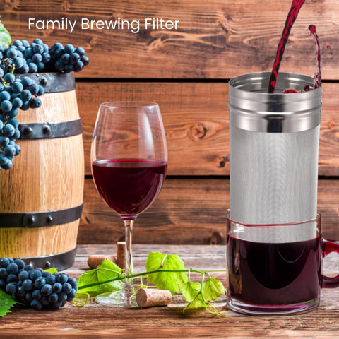 Tlence home brew filter kit ideal for beer, wine, coffee, and juice.