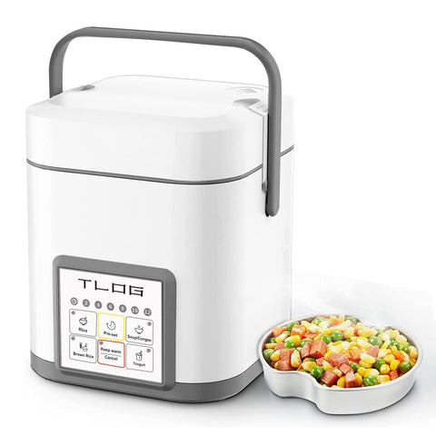 TLOG Mini Rice Cooker portable compact design for small kitchens and travel