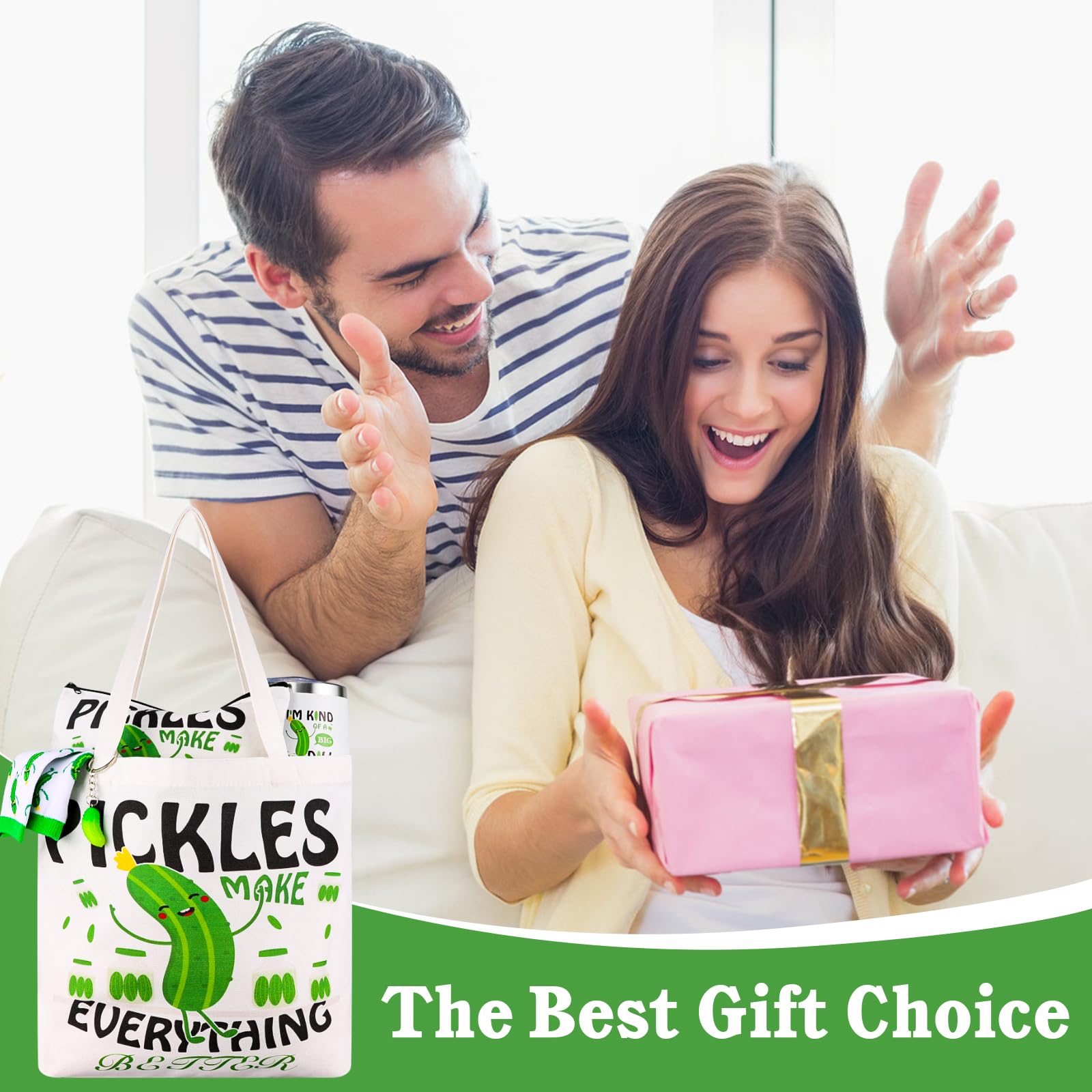 TLY pickle gifts set packaging image showing a ready-to-gift set