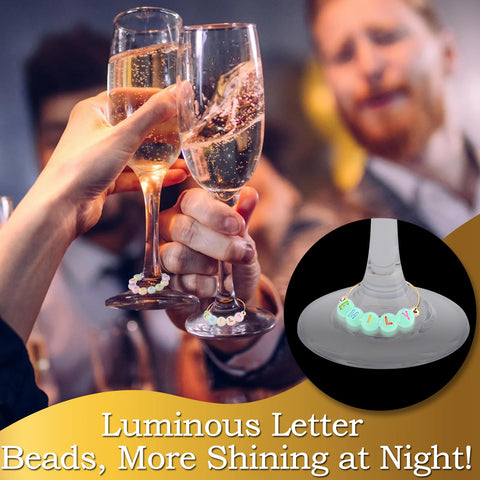 TMKEFFC glow-in-the-dark beads brighten night events and prevent mix-ups