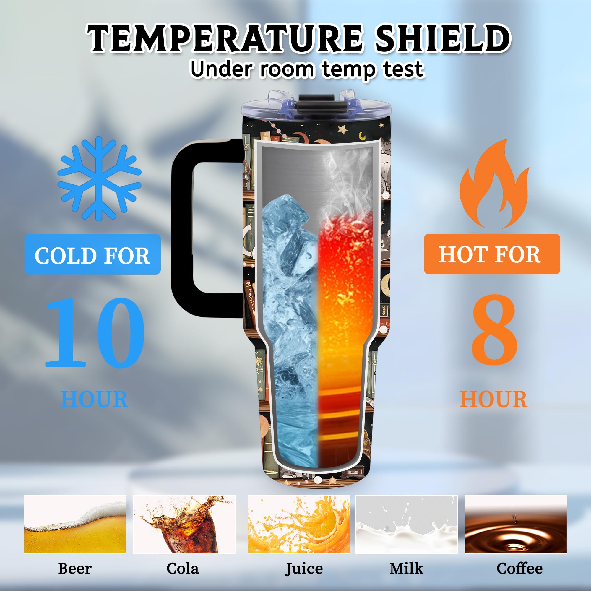 TNASURHUS Double-Wall Vacuum Insulated Tumbler preserves heat or cold for hours