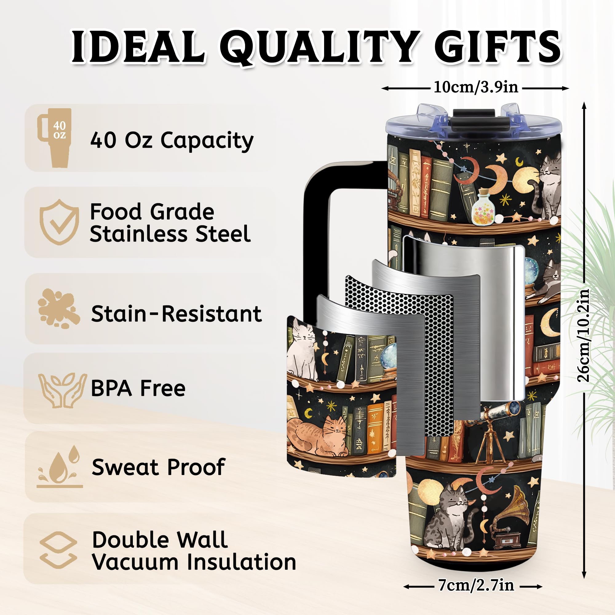 TNASURHUS Durable 18-8 Stainless Steel Tumbler with sturdy build for daily use