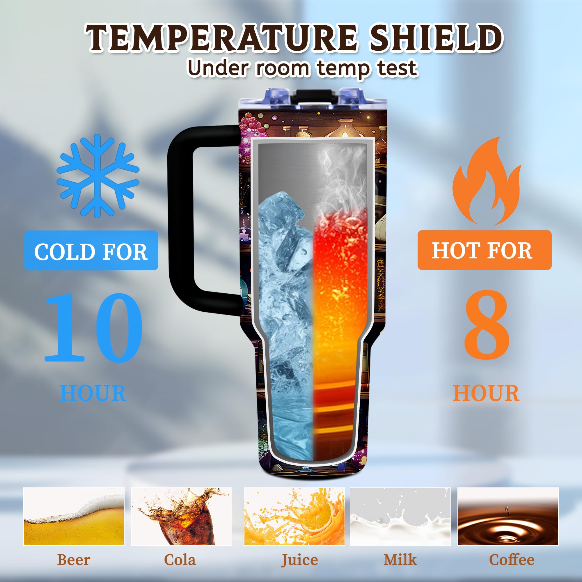 TNASURHUS modern reader design offers practical handle for easy sipping