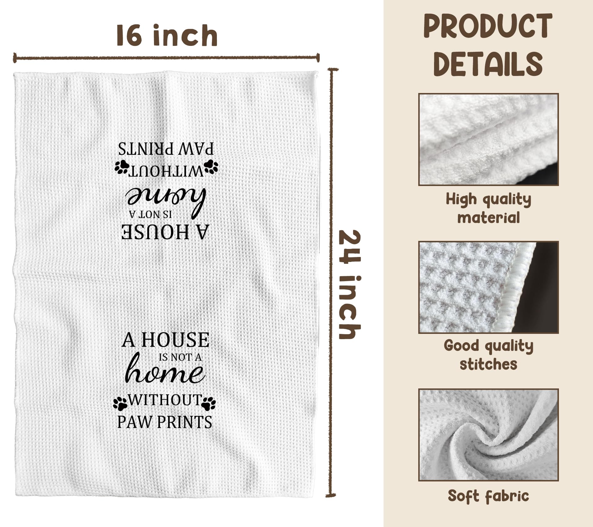TNUW multiroom towel suitable for kitchen and bathroom use.