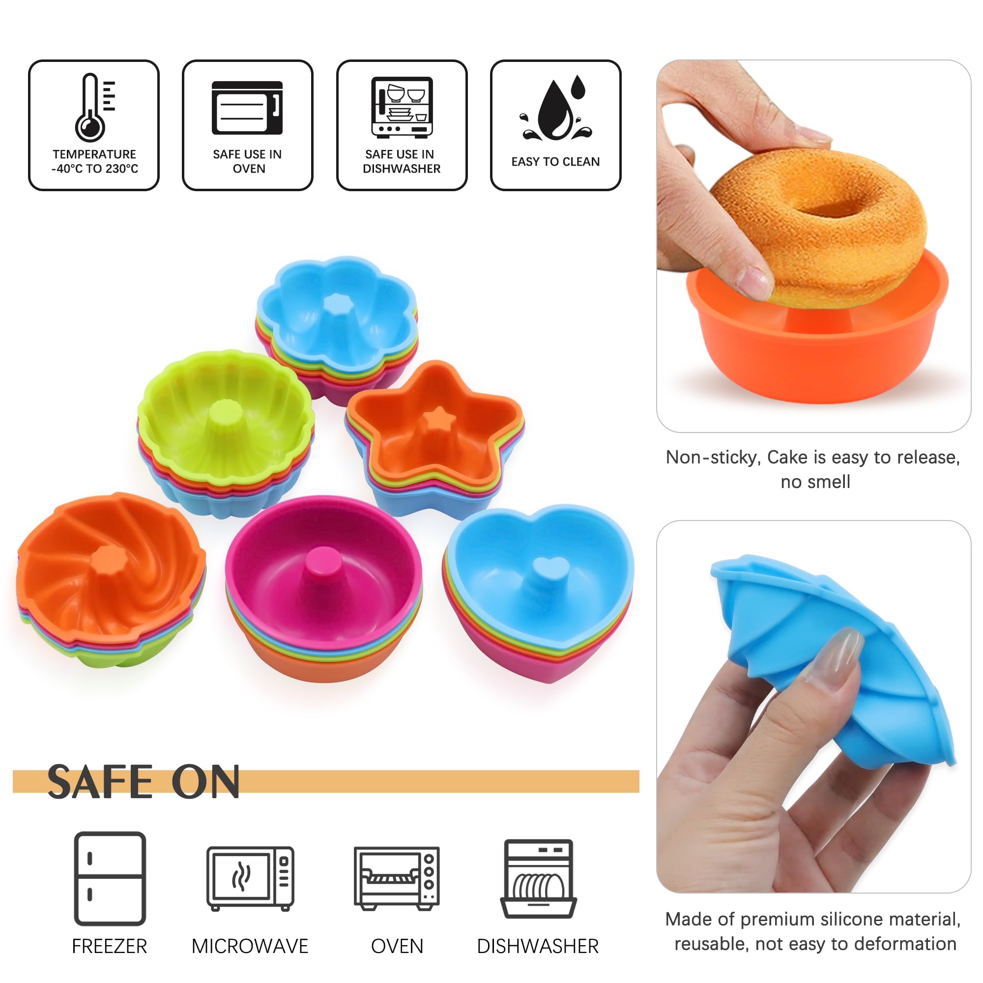 To Encounter donut mold multipurpose for muffins, jello, and small snacks