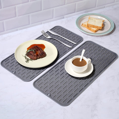 To Encounter heat-resistant silicone trivet protects counters from hot cookware
