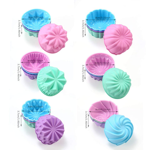 To encounter silicone molds for custards and chocolates, flexible and reusable.