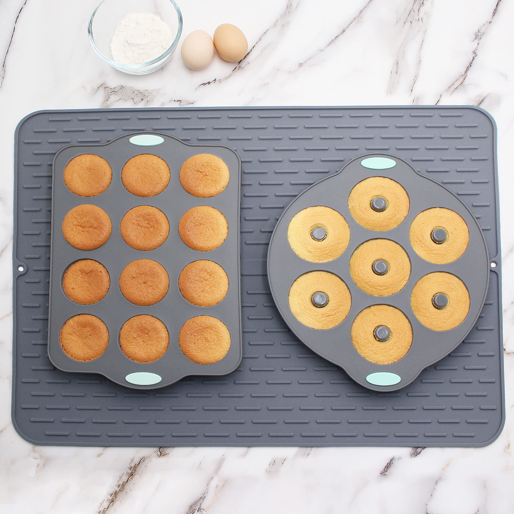 To encounter silicone dish drying mat dries dishes and air dries efficiently