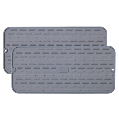 To Encounter silicone dish drying mat small 17.5x8 keeps countertops dry while air-drying dishes