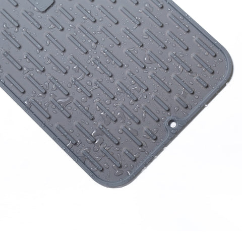 To Encounter stemware drying mat speeds air-drying for wine glasses