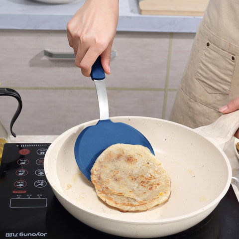 To encounter standard turner spatula perfect for everyday flipping in pans and skillets