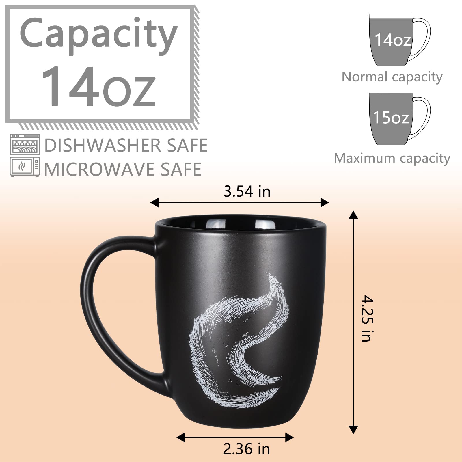 ToCooTo fox mug handle detail highlighting comfortable grip for daily use.