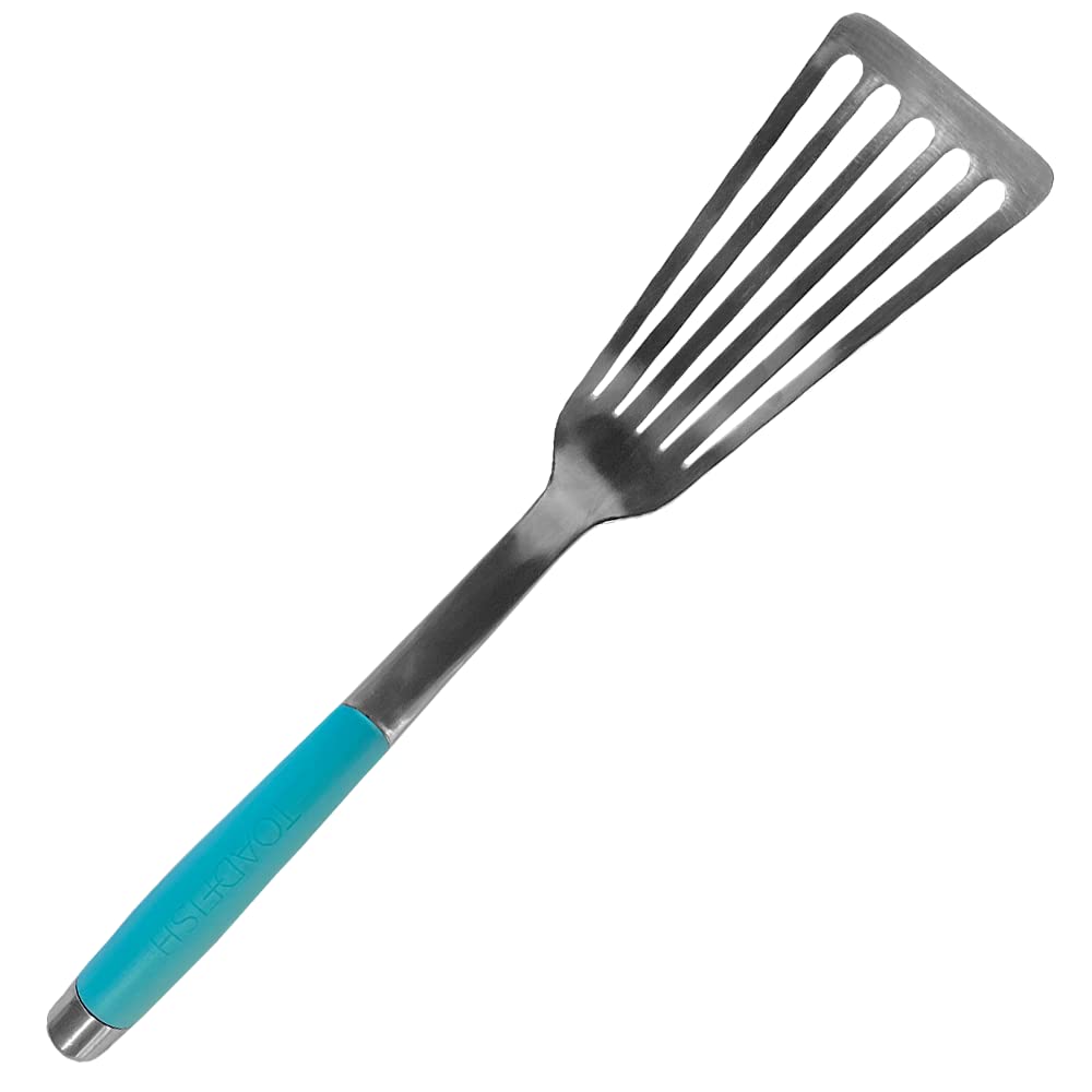 Toadfish 14-5-inch nonstick fish spatula with slotted blade for easy seafood turning