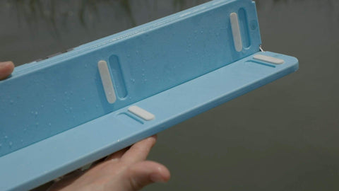 Toadfish Stowaway Cutting Board with knife sharpener keeps blades ready for use